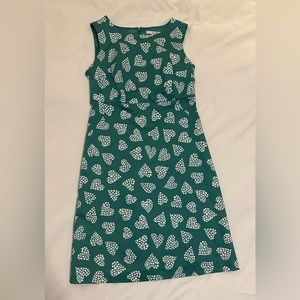 Boden Green Shift Dress sz 6